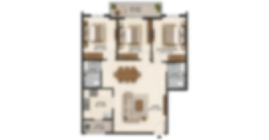 Shree Siena Ghodbunder Road Layout Floor Plan
